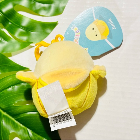Squishmallows Junie The Yellow Banana - Child's Ultra Soft Stuffed Plush Clip-on - Picture 3 of 13